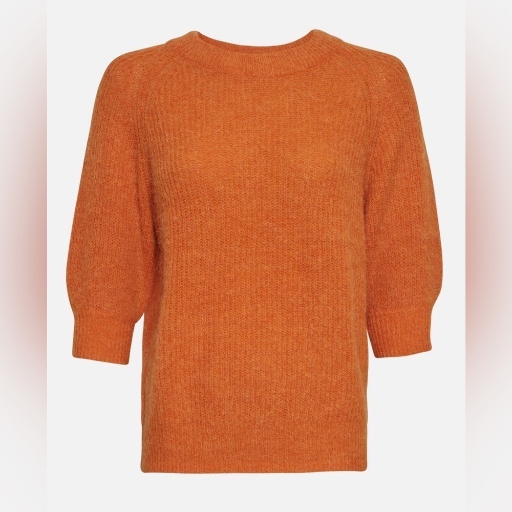 MSCH Copenhagen Sabella Alpaca Pullover Sweater Size S/M 3/4 Balloons Sleeve